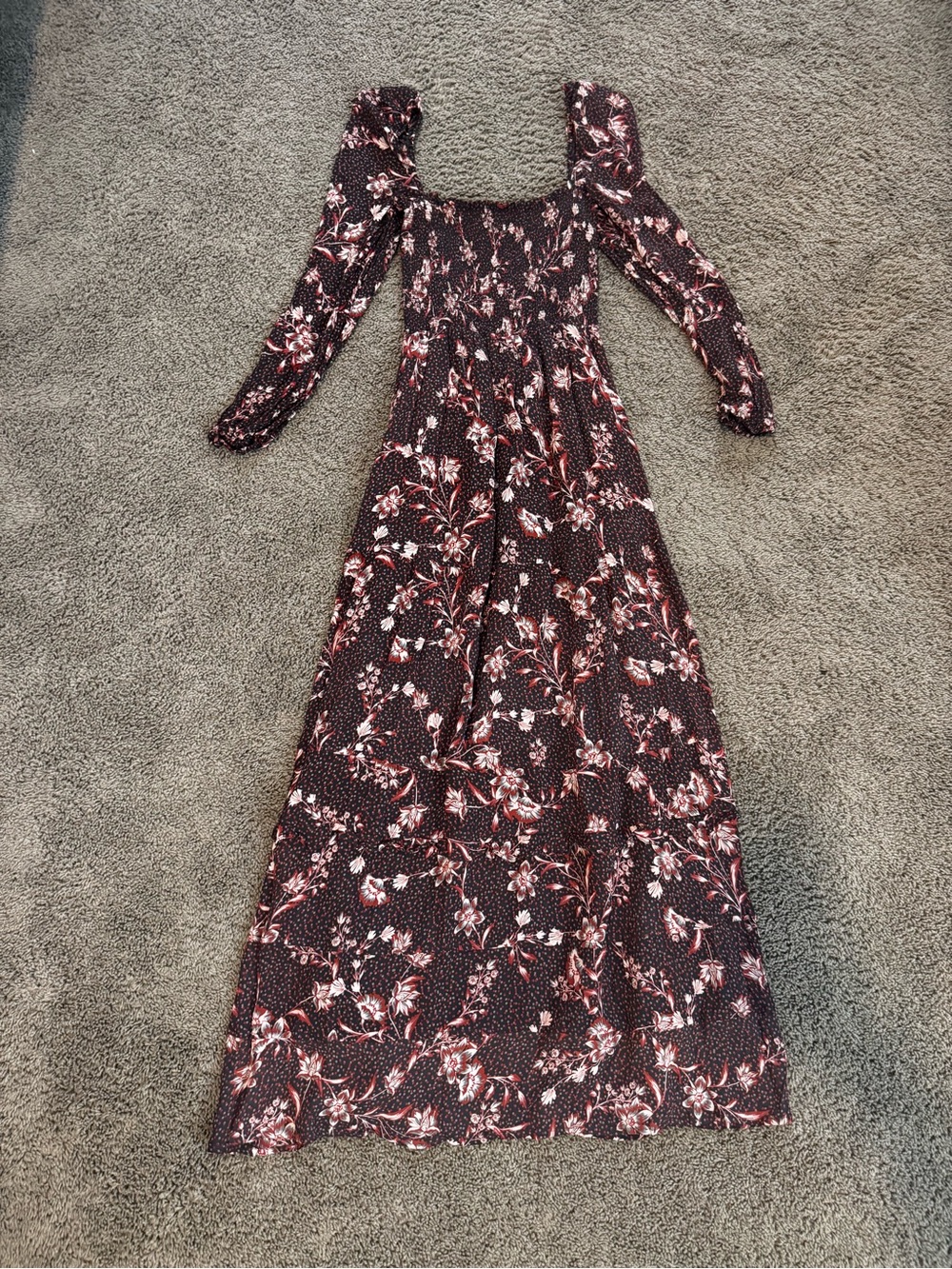 Dolan Women's Floral Long Sleeve Maxi Dress